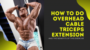 What is an overhead cable triceps extension and its benefits